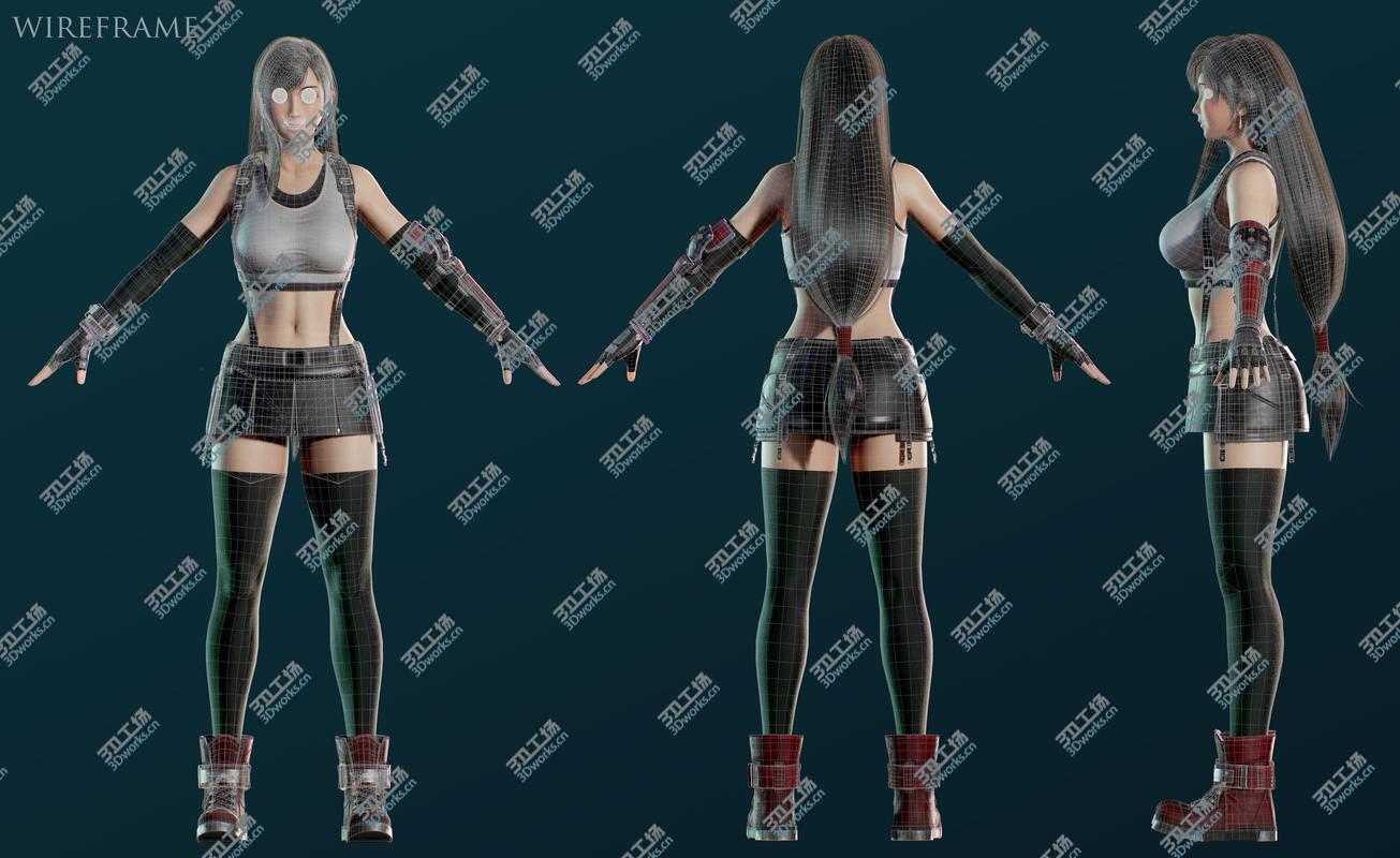 images/goods_img/20210319/3D Tifa Lockhart - Game Ready/4.jpg